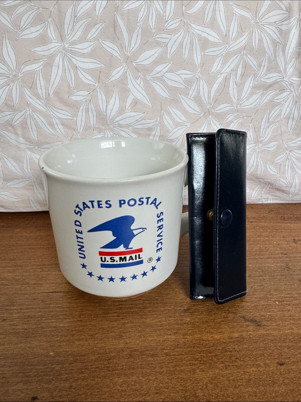 U.S. Mail United States Postal Service Ceramic Logo Mug - White with Blue & Red